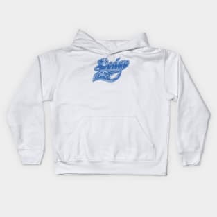 Vintage Dodge Pick-Up Art (Blue) Kids Hoodie